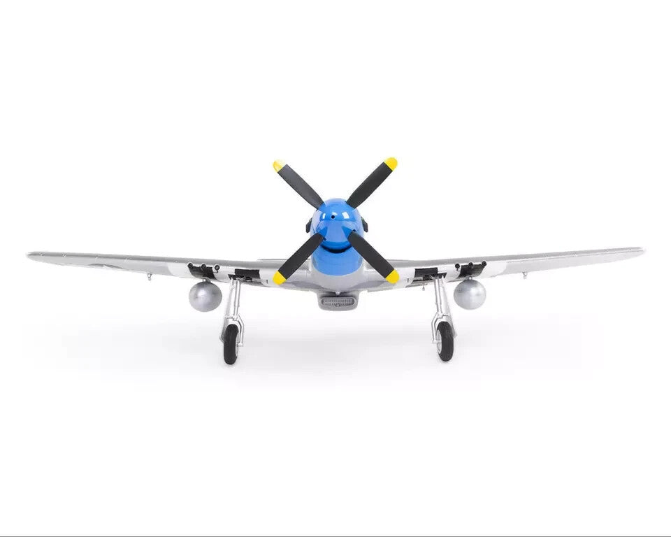 E-flite P-51D P51 Mustang BNF Bind in Fly Electric RC Remote Control Airplane