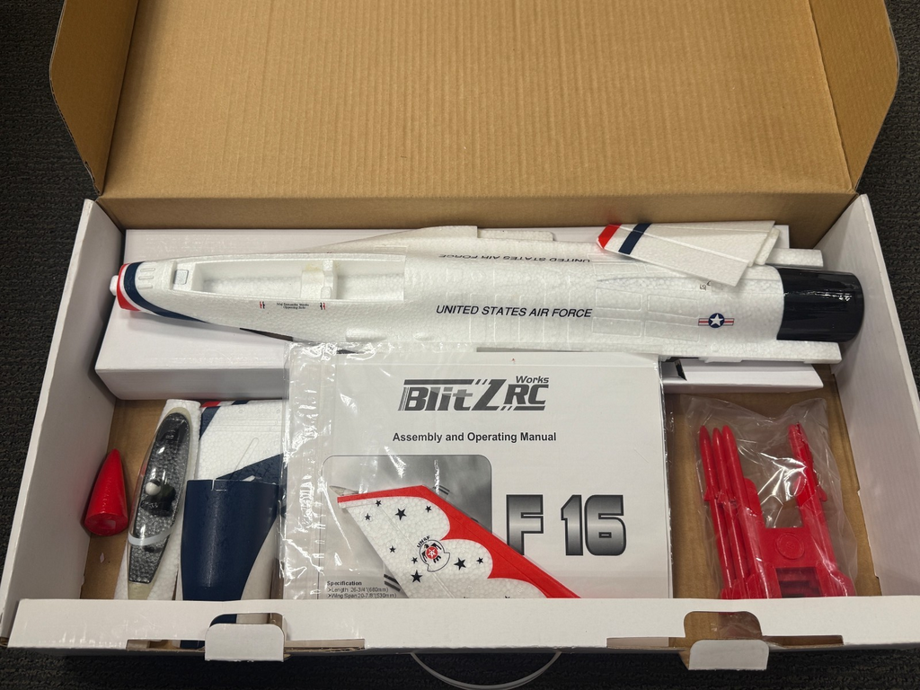 New Blitz RC F16 F-16 Fighting Falcon Brushless Replacement Airframe