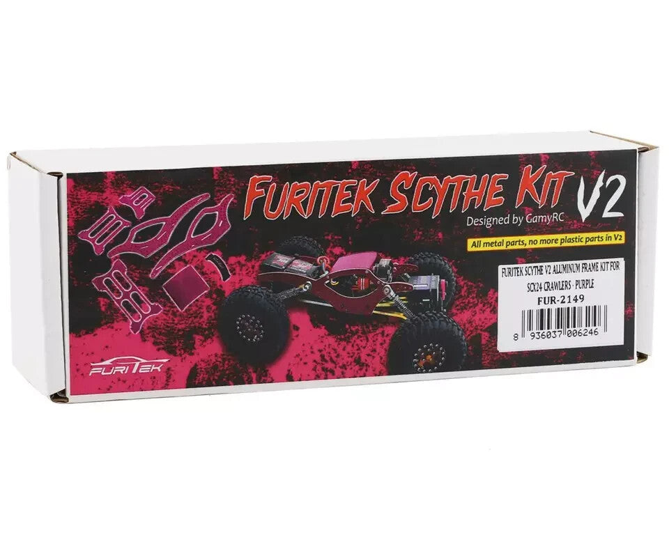 Furitek Scythe V2 Aluminum Frame Kit Purple Axial SCX24 FRU2149 FUR2149 FUR-2149