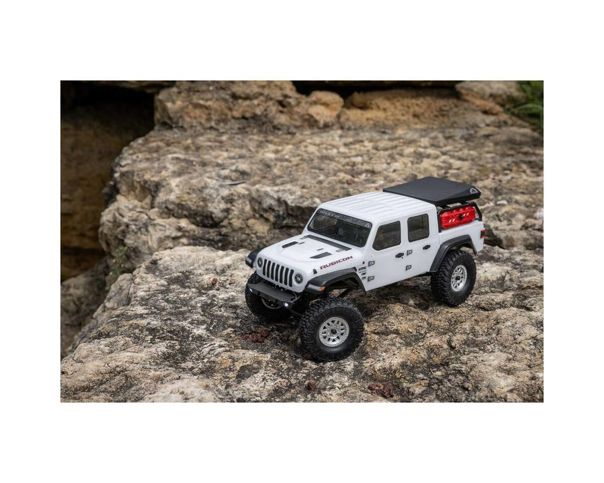 Axial SCX24 Jeep JT Gladiator 1/24 Scale 4WD RTR Ready To Run Crawler White