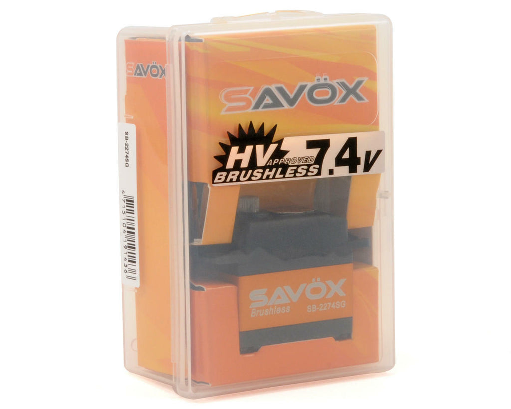 Savox SB-2274SG 2274 High Speed Brushless Steel Gear Digital Servo High Voltage