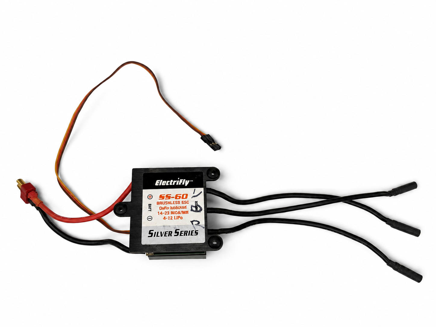 ElectriFly Silver Series SS-60 60A 60 Amp High-Voltage Brushless ESC GPMM1850