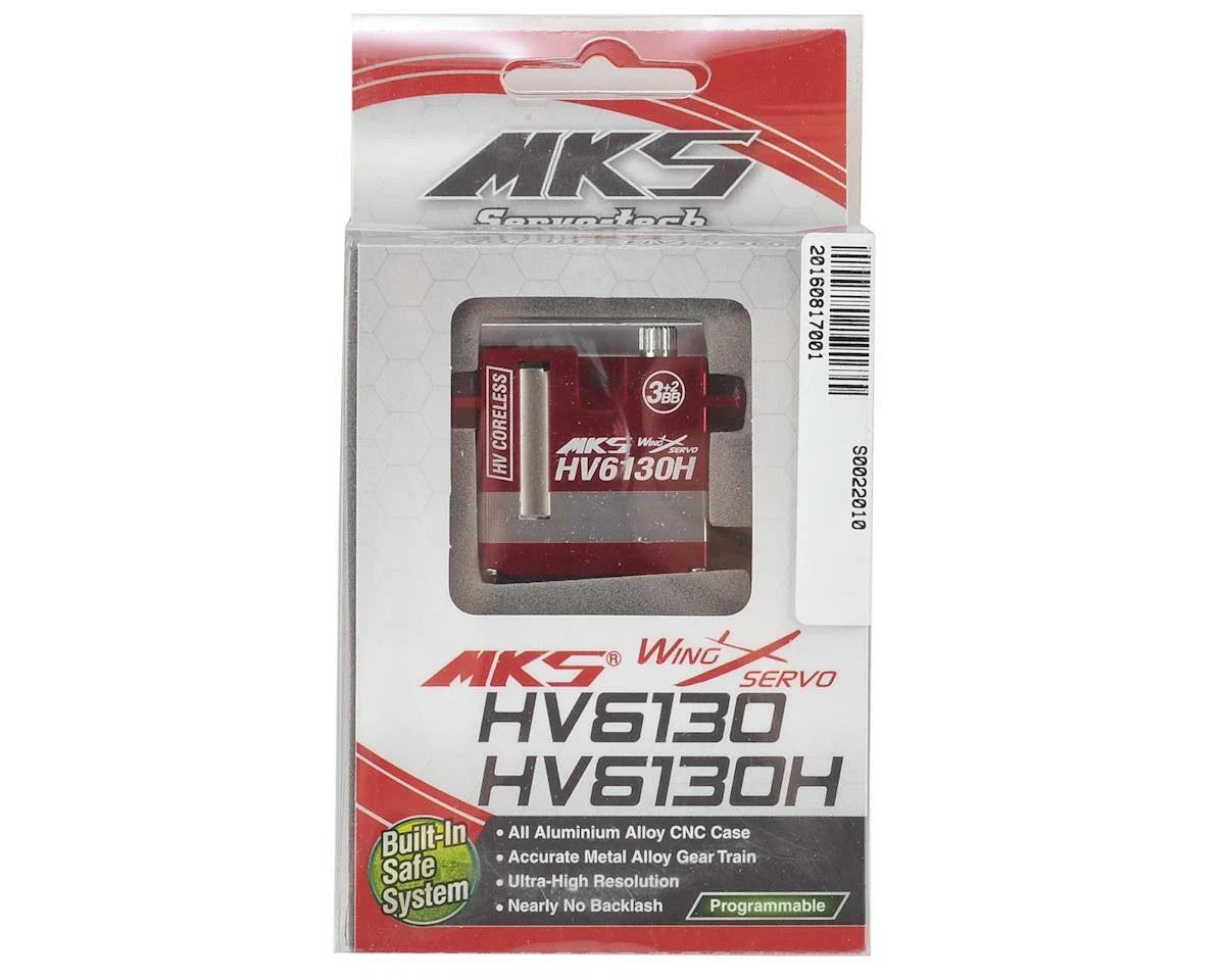 MKS Servos HV6130H Coreless Metal Gear Digital Wing RC Servo High Voltage