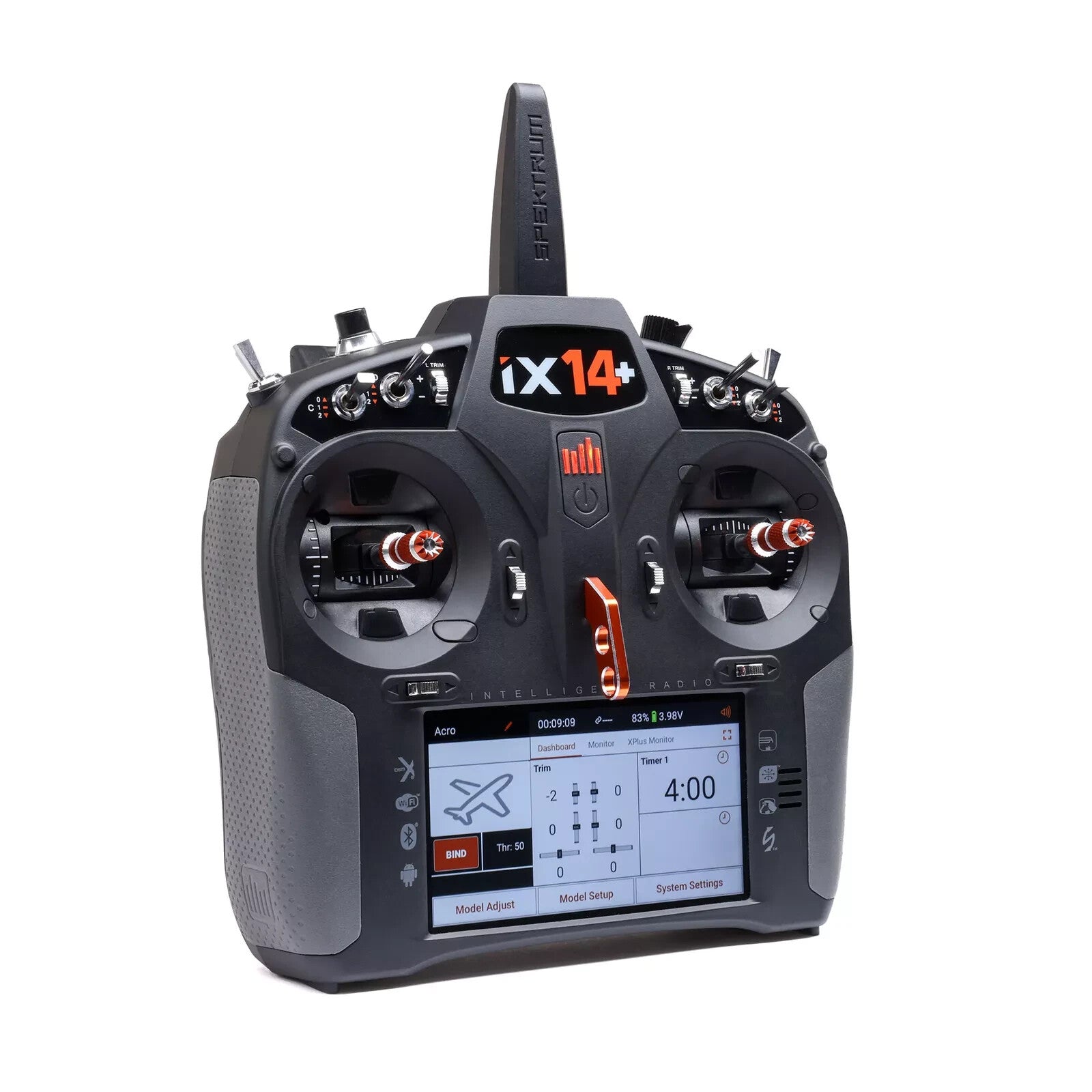 Spektrum iX14+ 14 Plus Channel DSMX RC Remote Control Transmitter Only SPMR14010
