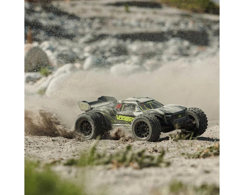 Arrma Vorteks 223S 1/10 BLX Brushless RTR RC 2WD Stadium Truck Yellow ARA3505T1