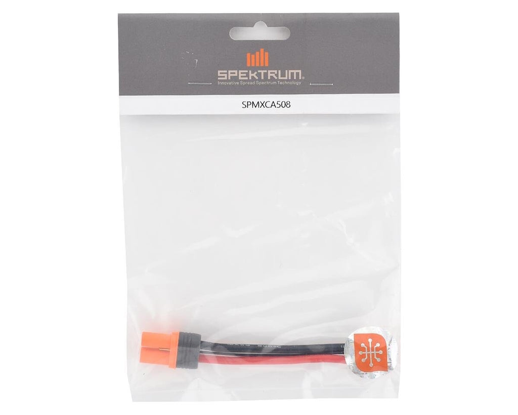 Spektrum RC 4" IC5 Battery to IC3 Device SMART Battery Adapter Cable SPMXCA508