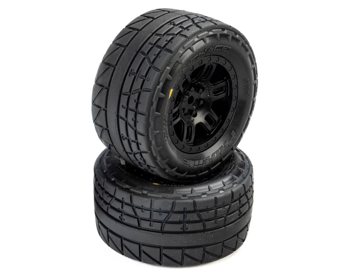 ProLine Menace Street PreMounted Tires w/Split Six Wheels (Black) (2) w/12mm