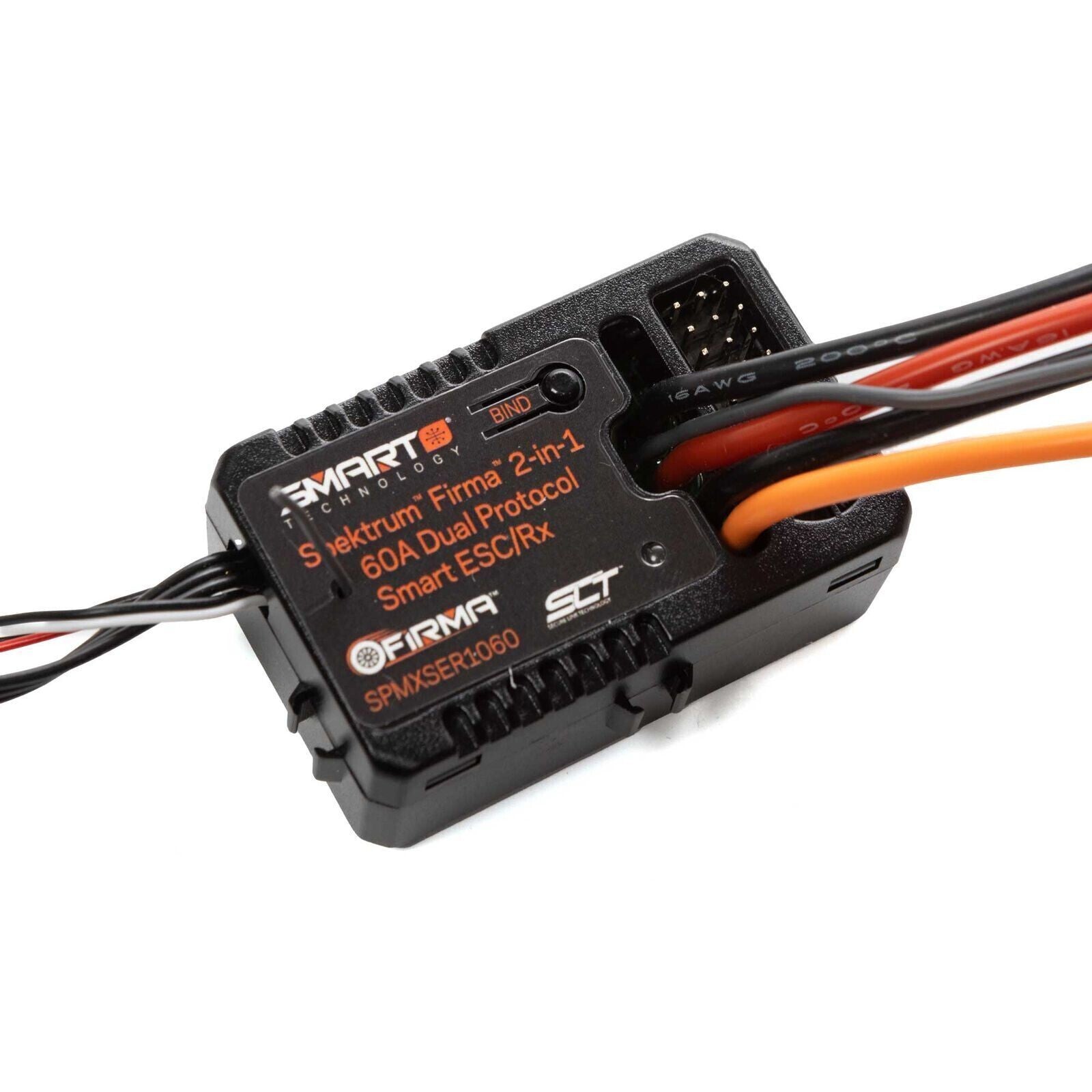 Spektrum SPMXSER1060 Firma 60A 60 Amp Smart Speed Control 2-in-1 ESC & Receiver