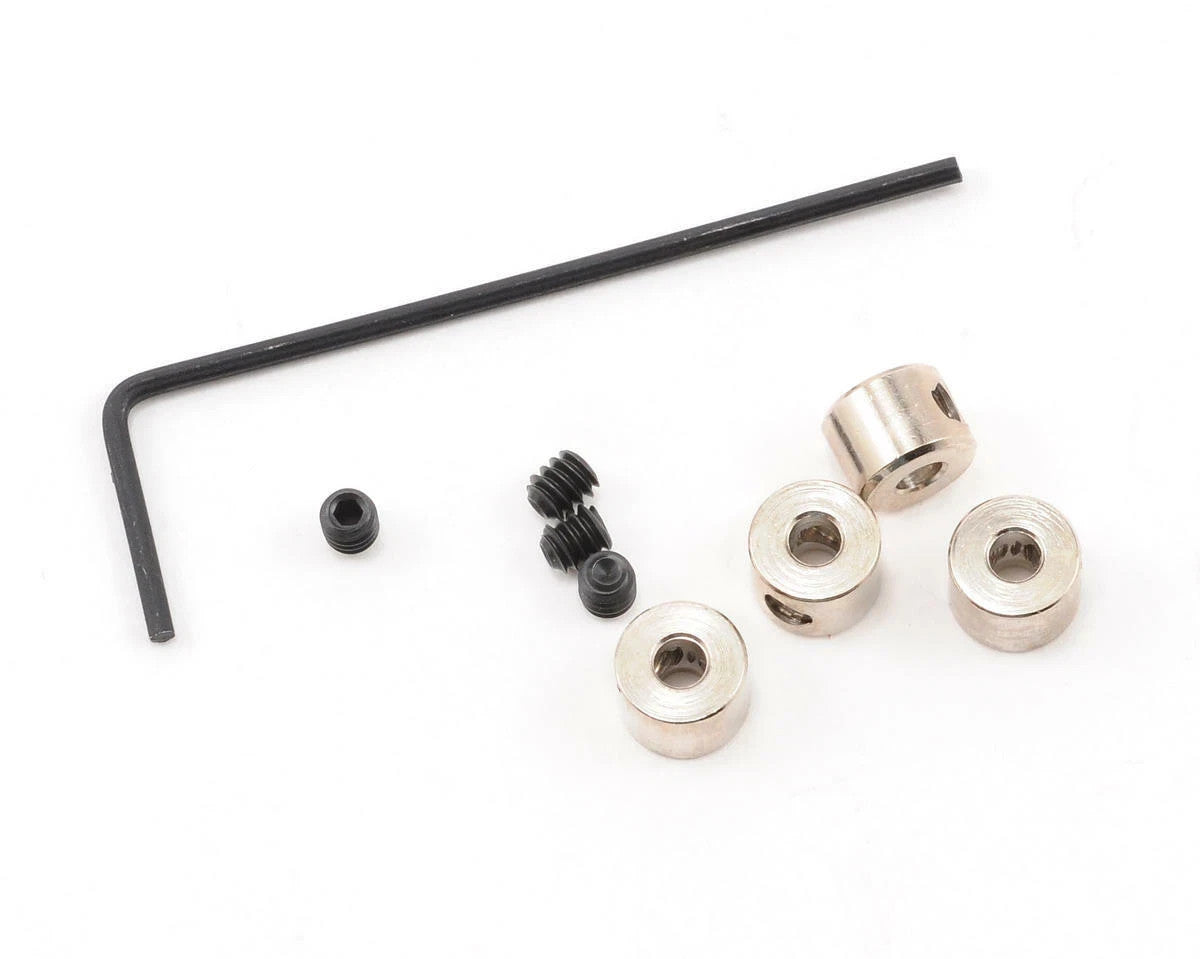 DuBro RC Remote Control Wheel Collars 3/32" 3/32 Brass Dura Collars DUB138