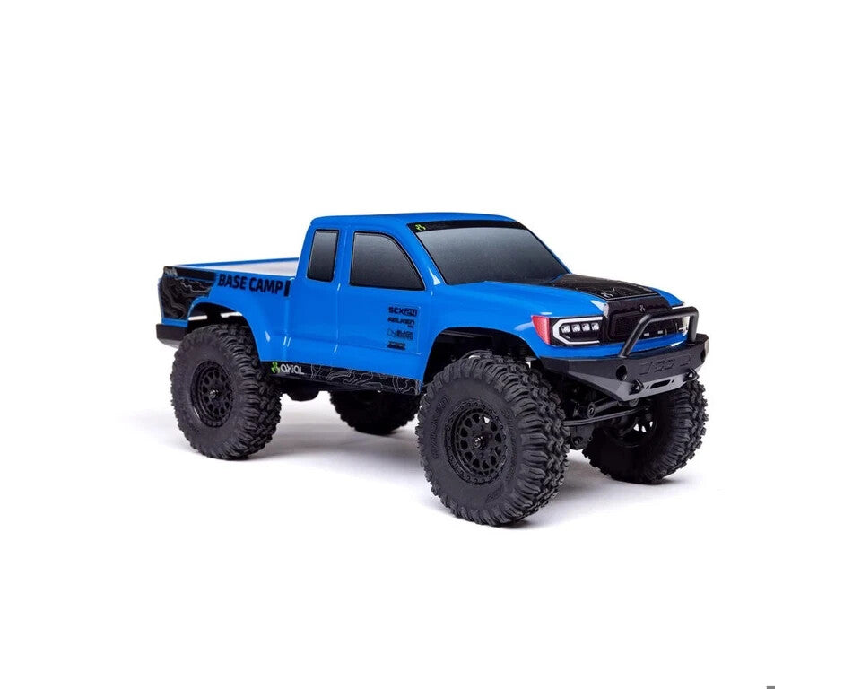 Axial SCX24 Base Camp 1/24 4WD RTR Scale Mini Rock Crawler Blue AXI-1219T2