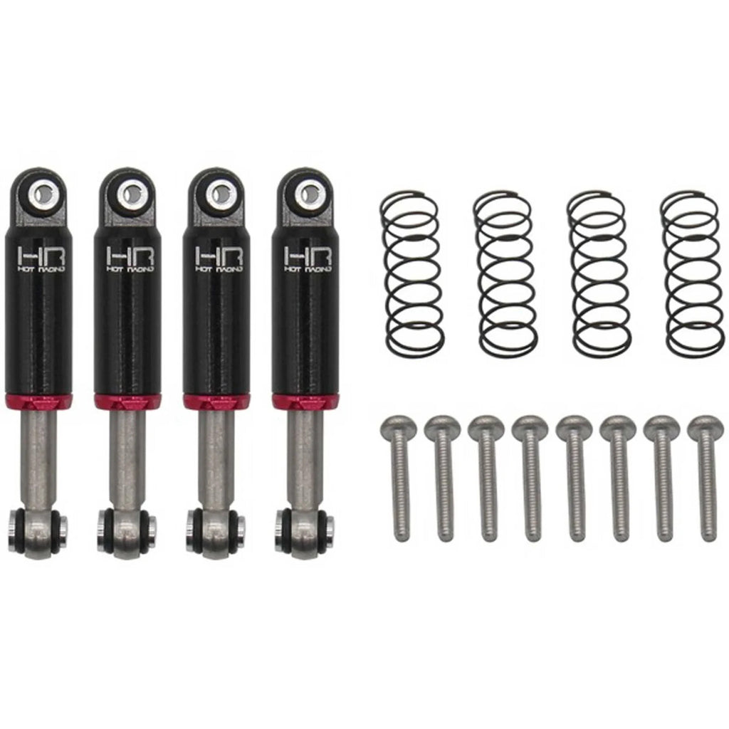 Hot Racing SXTF32TD02 Black Internal Spring Air Shocks 32mm : Axial SCX24