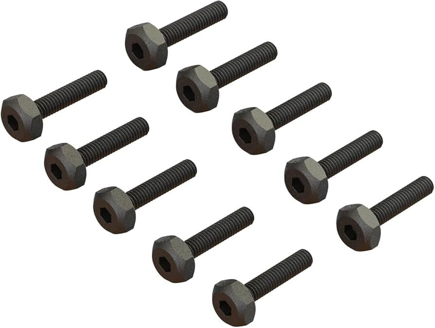 Arrma 702019 M2.5x12mm 5.5mm Hex Head Screw 10 pieces Granite Typhon Mojave GROM