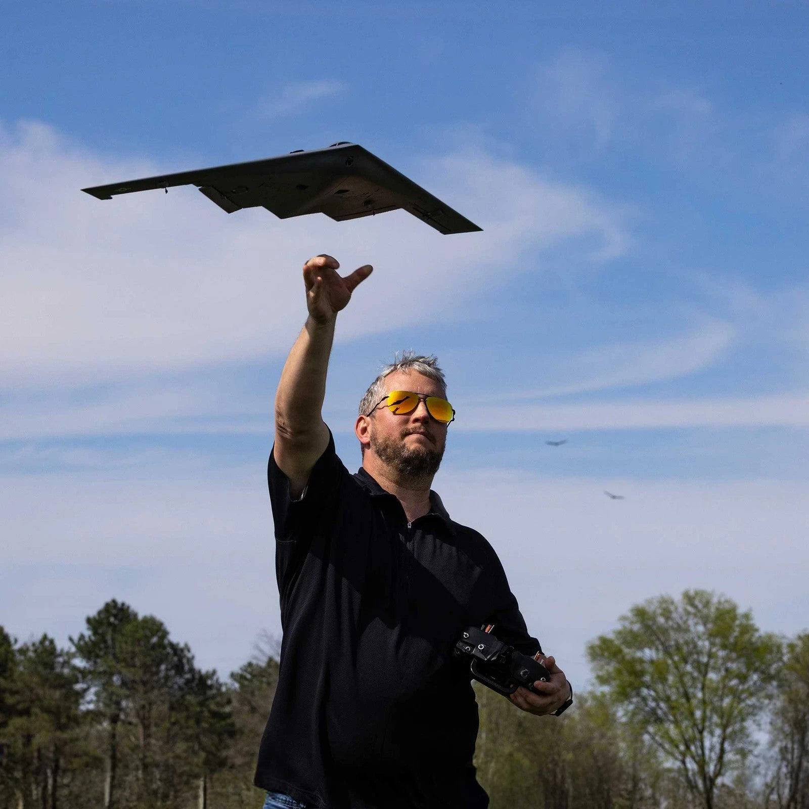 E-flite EFlite Micro B-2 B2 Spirit of America Twin 30mm EDF BNF Basic EFLU09050