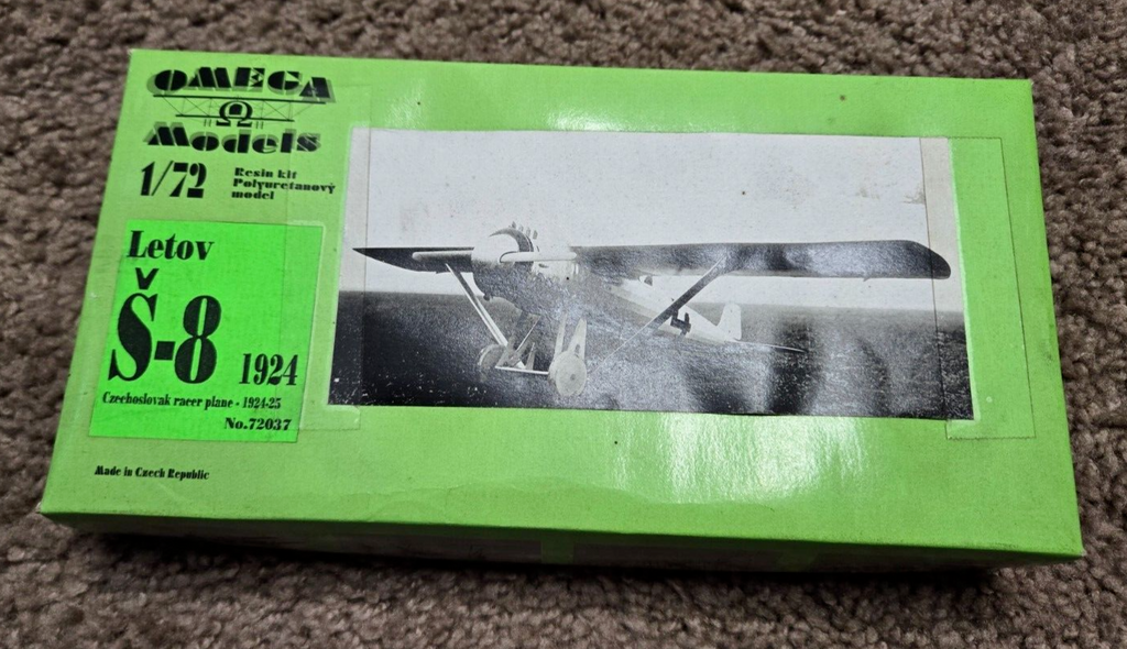 Omega Models 1/72 Plastic Model Letov S-8 Resin Model Kit New in Box