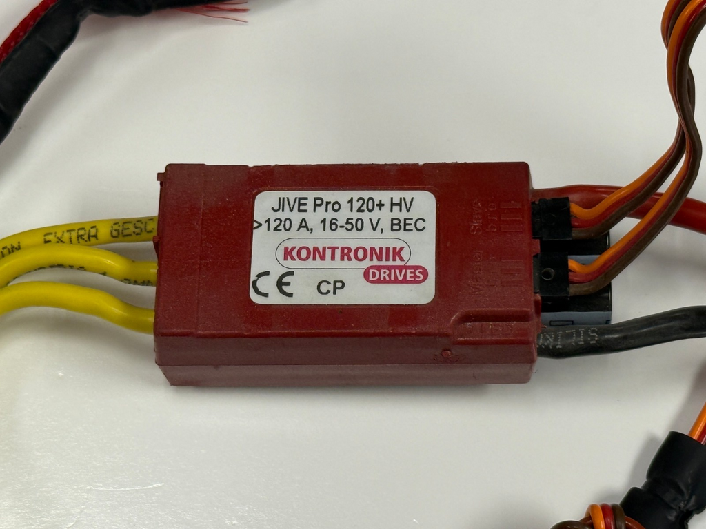 Kontronik JIVE Pro 120+ HV 120A Brushless ESC 5-12S LiPo BEC RC Helicopter