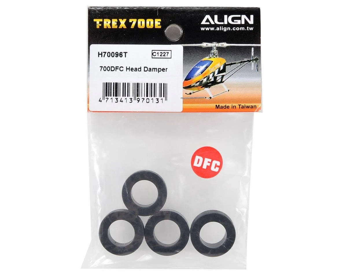 Align T-Rex 700 DFC Head Damper Set H70096T 800E RC Helicopter Dampers New