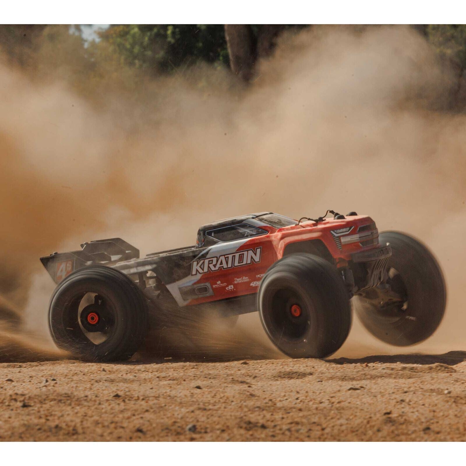 ARRMA ARA4408V2T3 1/10 Kraton 4X4 4S V2 BLX Speed RC Monster Truck RTR Red