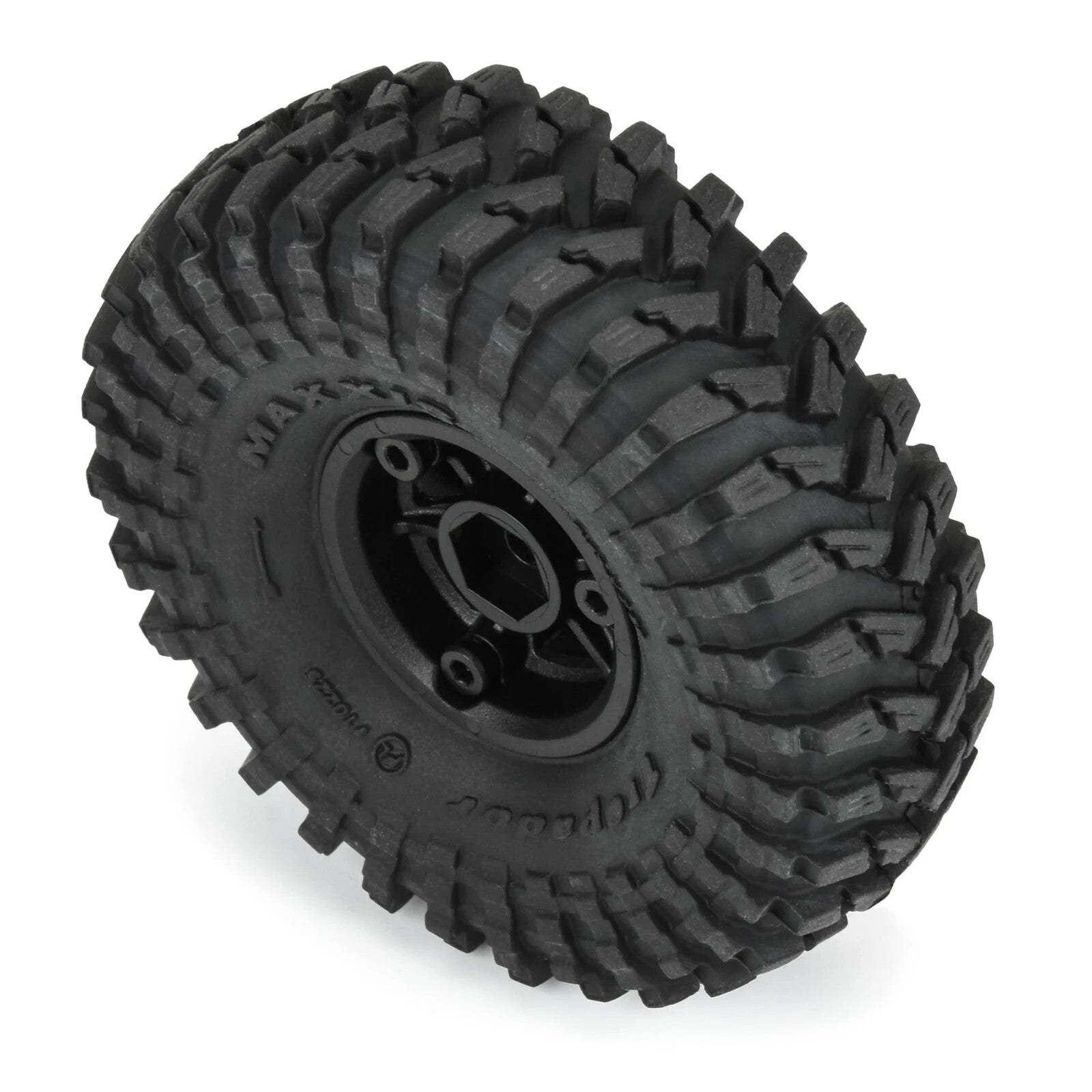 Pro-Line PRO1022510 1/24 Maxxis Trepador F/R 1.0" Tires MTD 7mm Blck Holcomb (4)