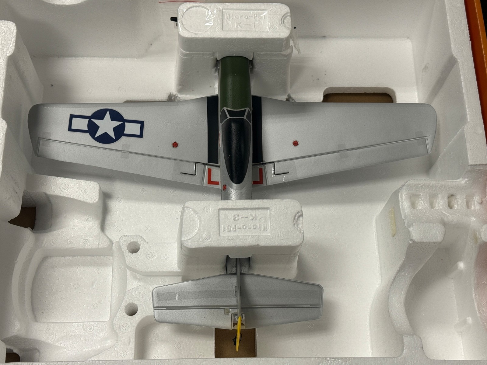 Excellent Parkzone P-51 P51 P-51D Mustang RC Electric BNF Airplane PKZ3680