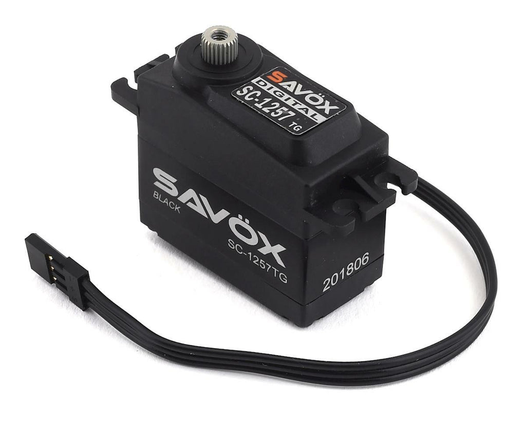 Savox SC-1257TG 1257TG Black Edition "Super Speed" Titanium Gear RC Servo