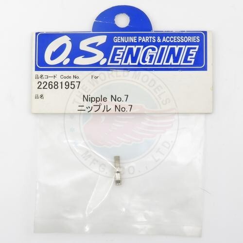 OS Engines Engine Nipple Pressure Fitting Number 7 #7 22681957 OSMG6991 OS .52
