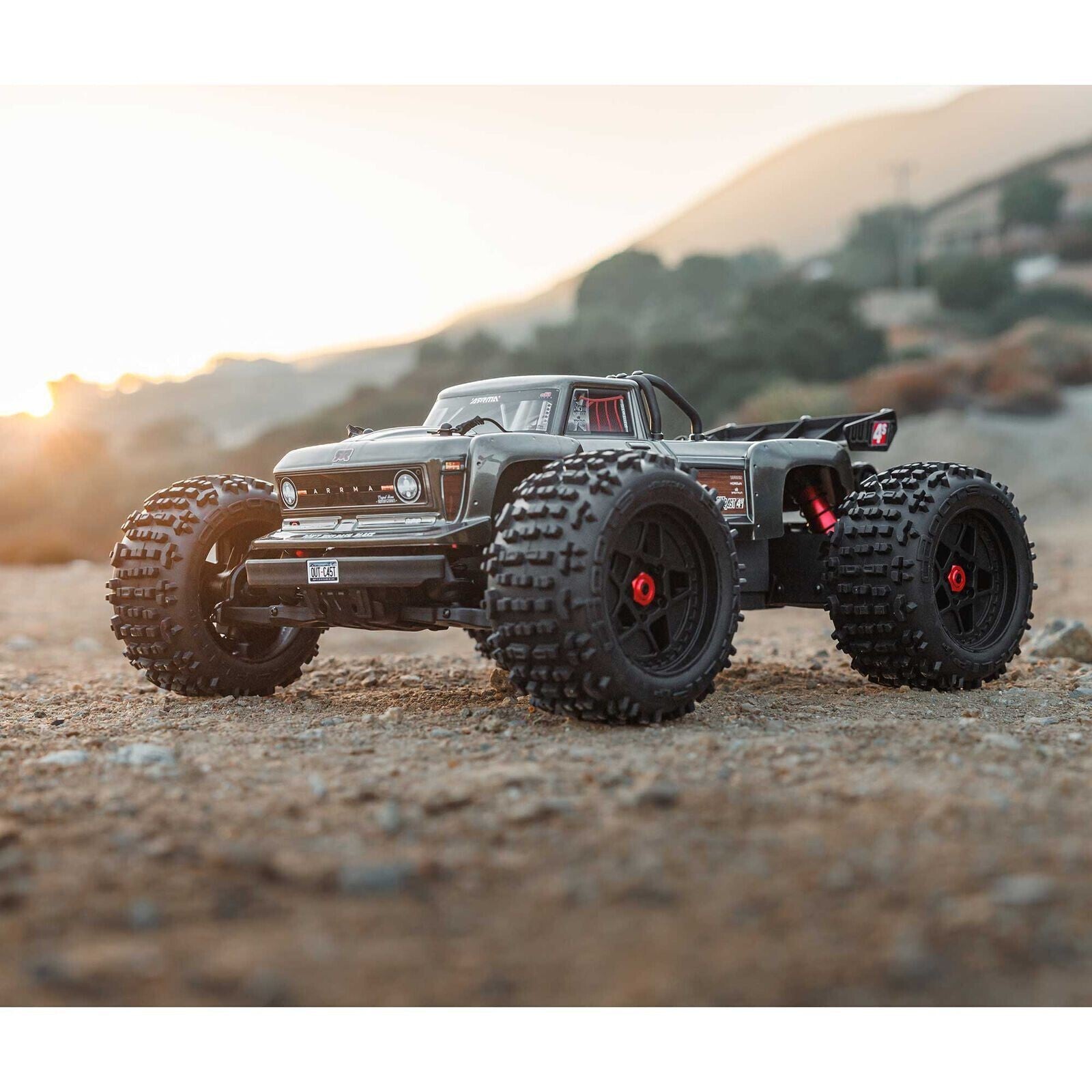 Arrma Outcast 4S V2 BLX Brushless RTR 1/10 Scale Stunt Truck Grey ARA4410V2T3