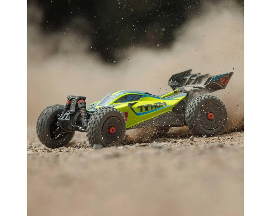 Arrma Typhon 223S 1/8 BLX Brushless RTR 4WD Buggy (Yellow) w/SLT3 2.4GHz Radio