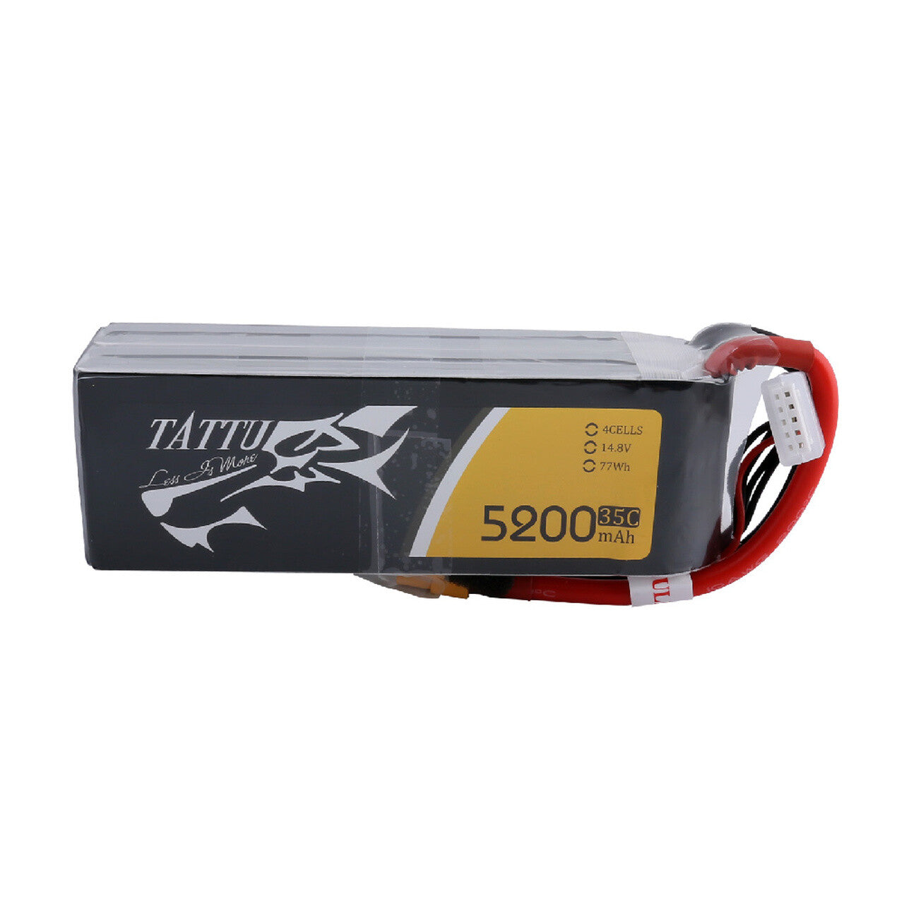 2x Tattu 5200mAh 14.8V 35C 4S Lipo Battery XT60 Plug RC Car Truck Heli Airplane