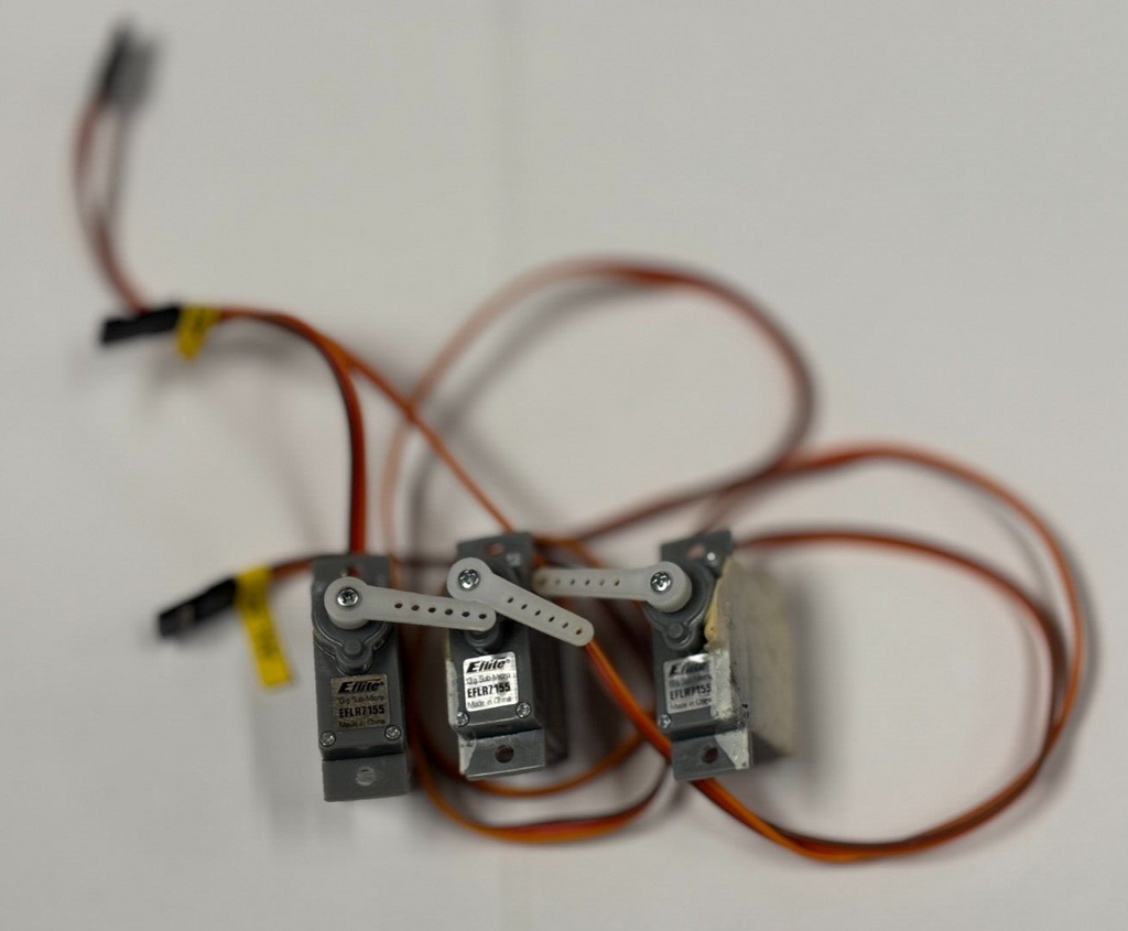 3x Eflite E-Flite EFLR7155 13g Digital Micro RC Remote Control Airplane Servos