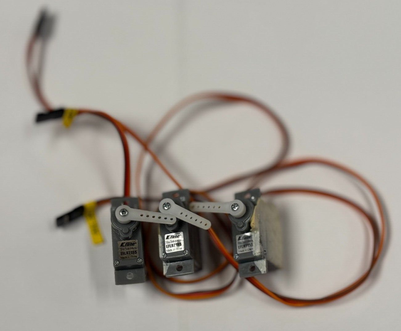 3x Eflite E-Flite EFLR7155 13g Digital Micro RC Remote Control Airplane Servos