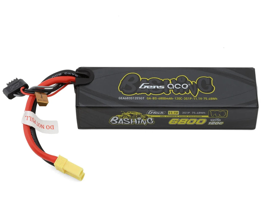 Gens Ace G-Tech 6800mAh 11.1V 120C 3S Lipo Battery EC5 For Arrma 1/8 RC Car