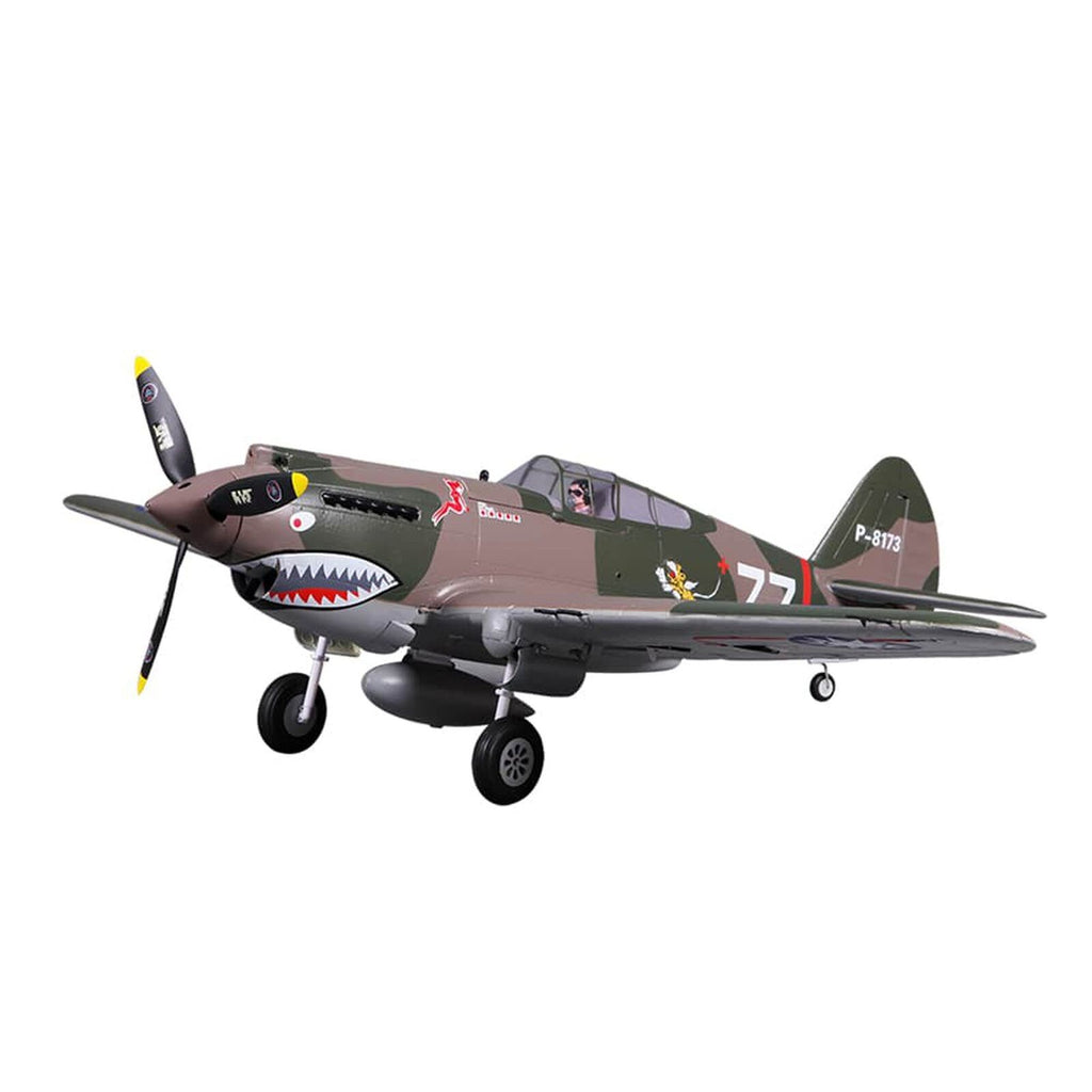 New P40 P-40 P-40B Flying Tiger 980mm RC Electric Model Airplane PNP with Reflex