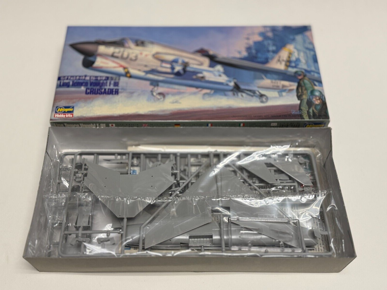 Hasegawa 1/72 Scale Vought F-8E F8E Plastic Model Airplane Kit #710