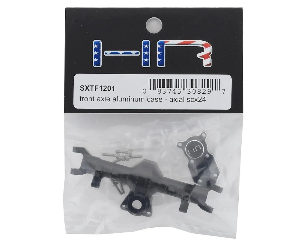 Hot Racing Front Axle Aluminum Case - Axial SCX24 HRASXTF1201 Electric Car/Truck