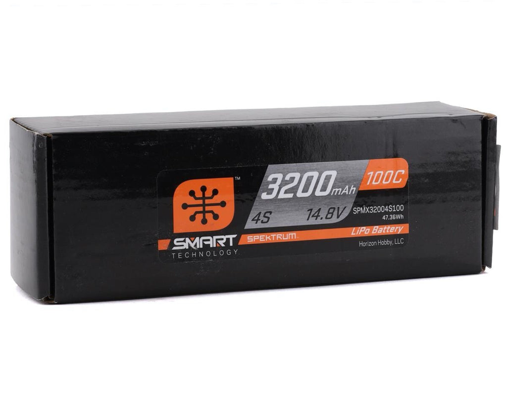Spektrum RC 4S 14.8V 3200mAh Smart LiPo 100C Battery Pack  w/ IC3 Connector