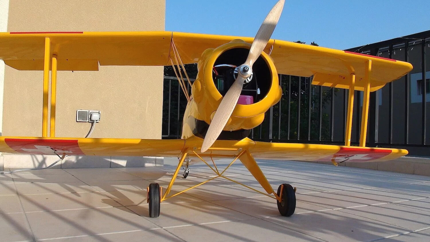 Seagull Models Bucker BU-133 BU133 RC Remote Control Airplane Jungmeister Yellow