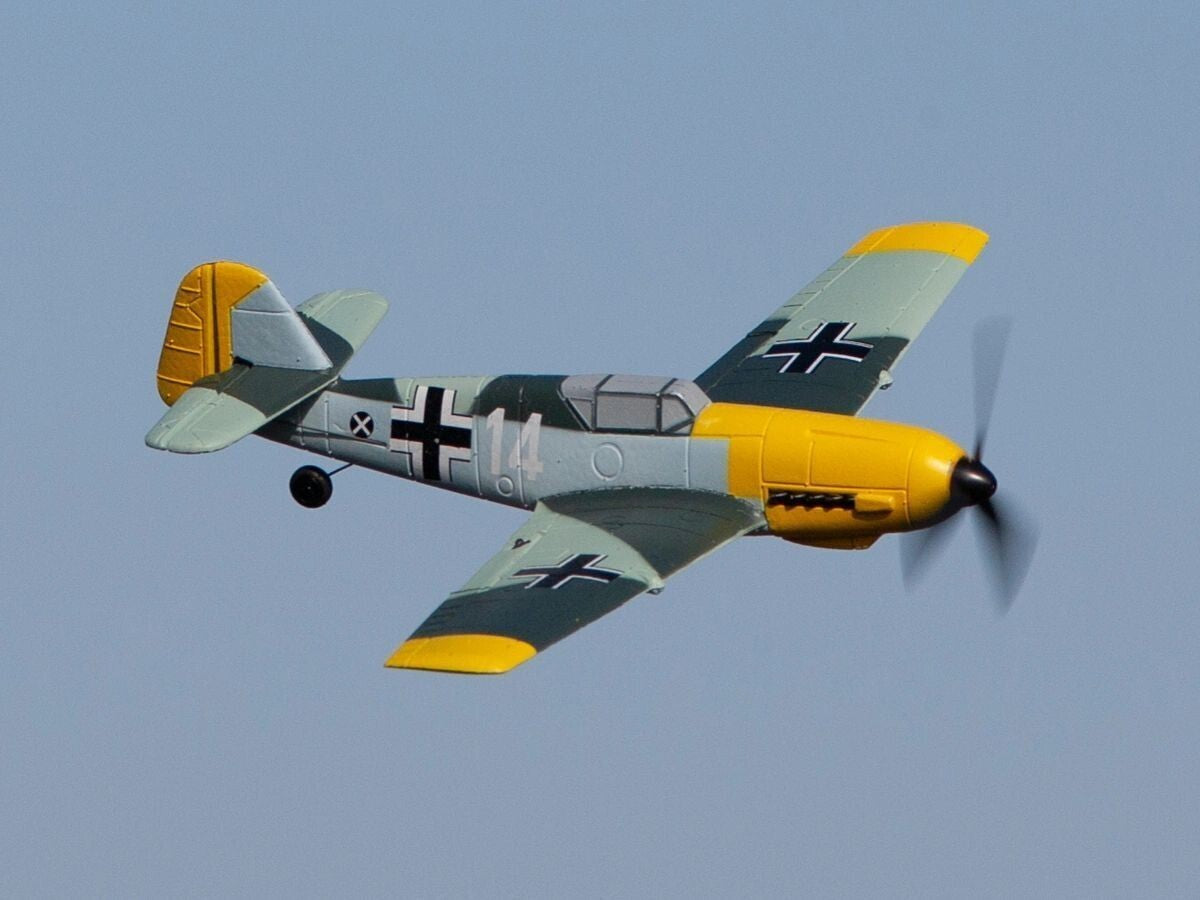 Rage RC BF 109 Messerschmitt Micro RTF Airplane w/ Pilot Assist PASS RGRA1304