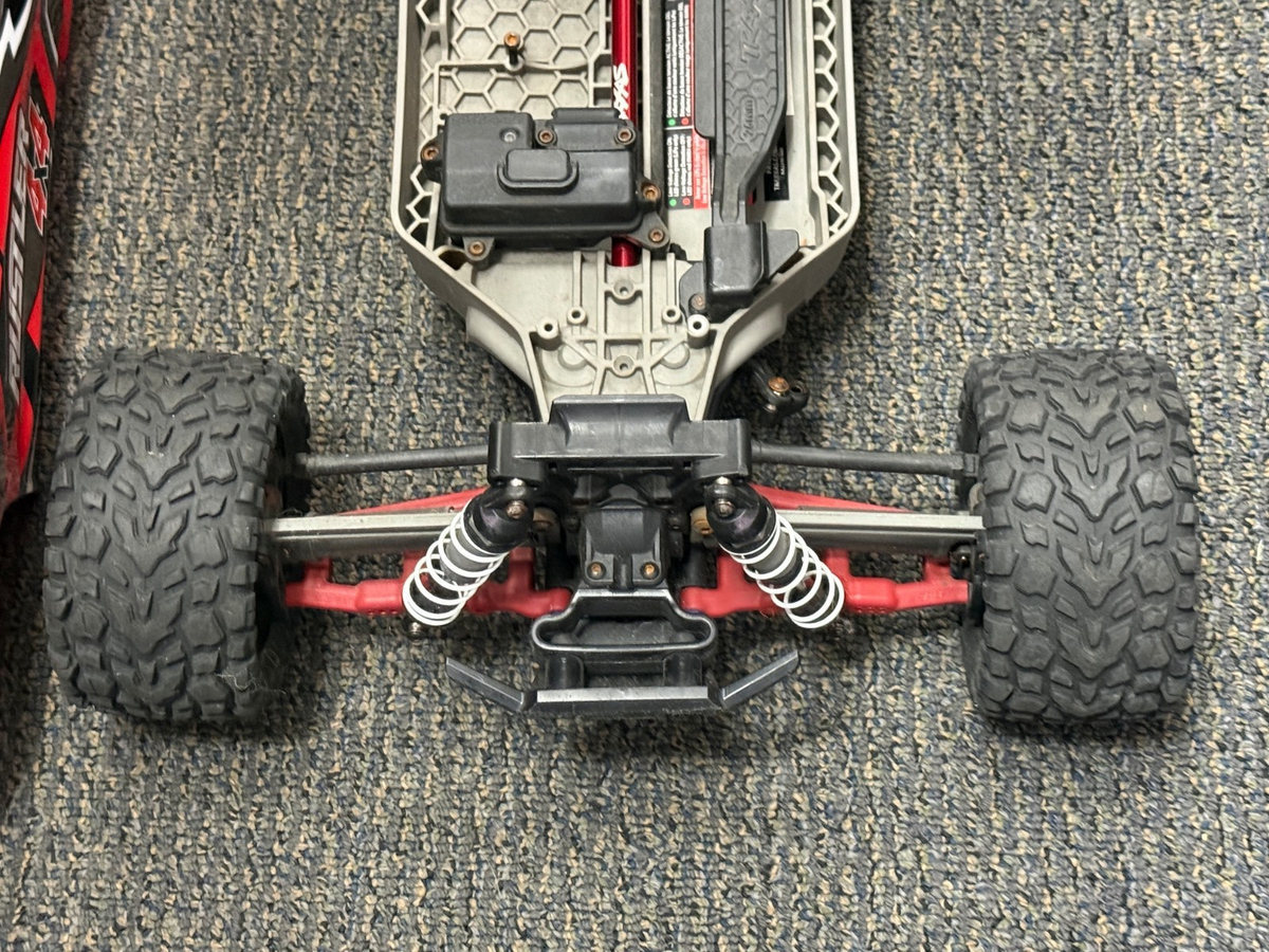 Traxxas Rustler 4WD 1/10 RC Stadium Truck Roller Chassis w/ Body and Wheels