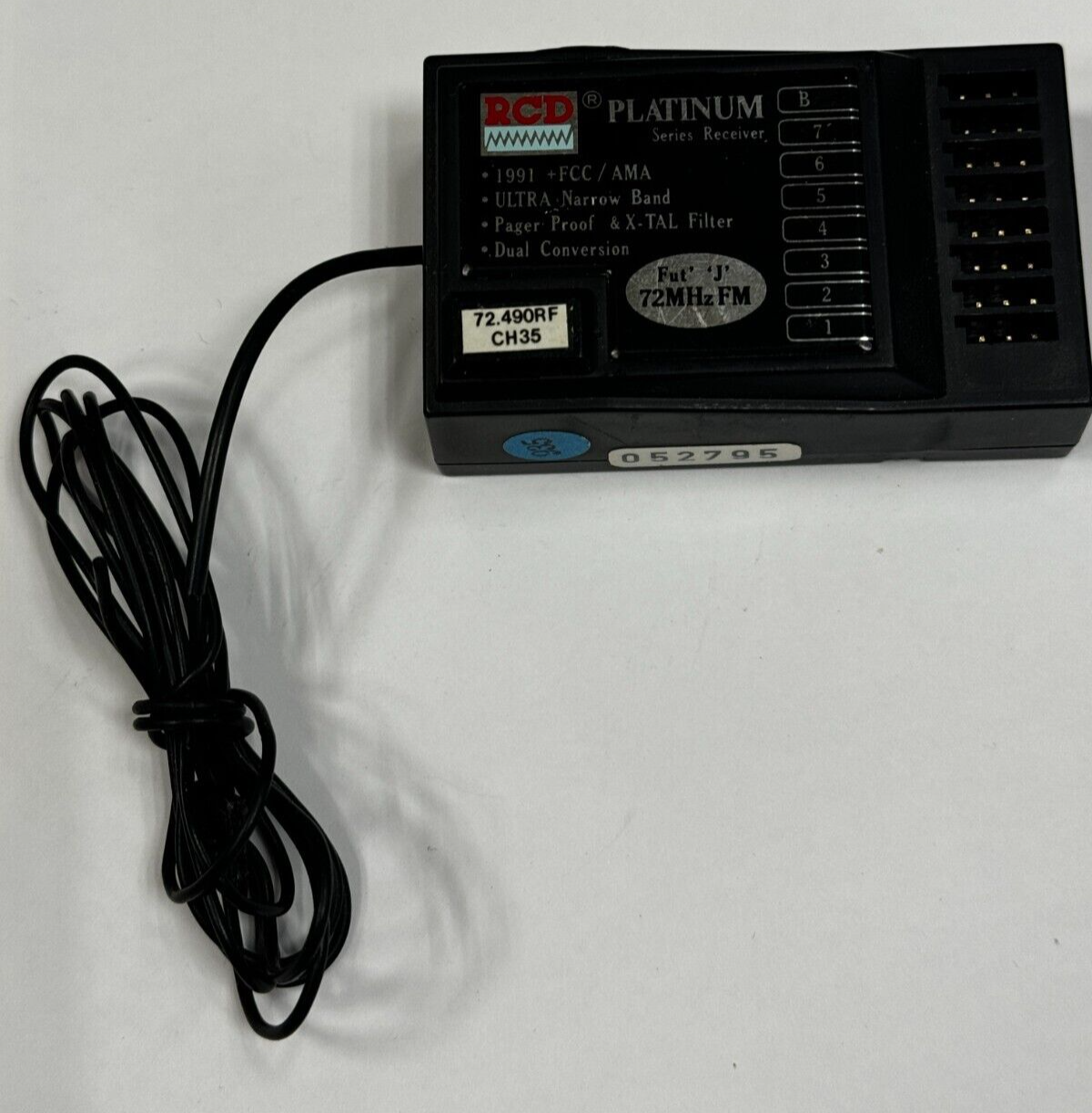 Excellent Hitec Negative Shift 72mhz RC Airplane Receiver : Futaba Hitec Ch 35