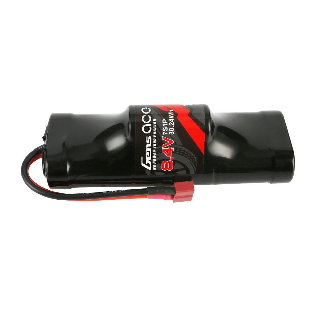 2x Gens ace 8.4V 5000mAh NiMH RC Truck / Car Battery Hump Style w/ Deans T Plug