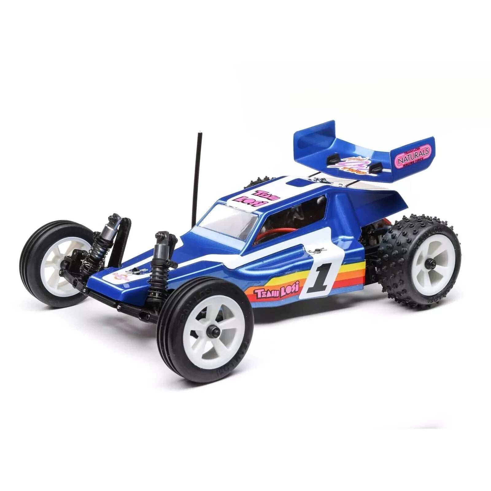 Losi JRX2 1/16 Scale RTR Ready To Run RC Remote Control Buggy Blue LOS01020T2