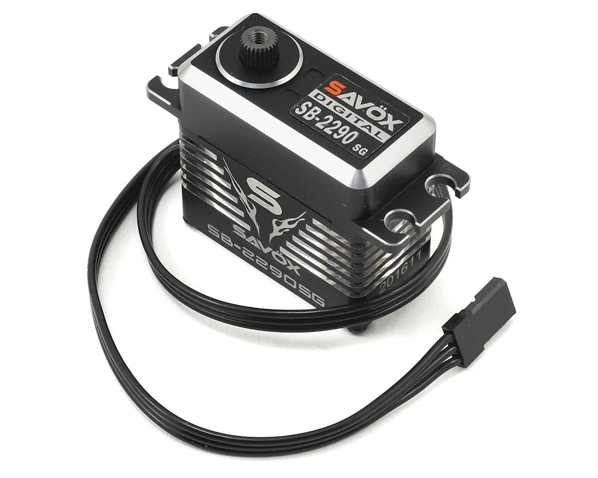 Savox SB-2290SG 2290 Black Edition Monster Torque Brushless Steel Gear Servo HV