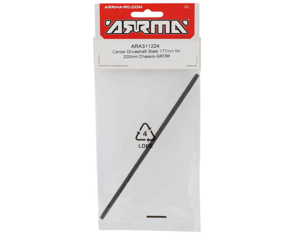 Arrma Typhon Buggy Grom 1/14 Scale Center Driveshaft 177mm 177 mm ARA311224