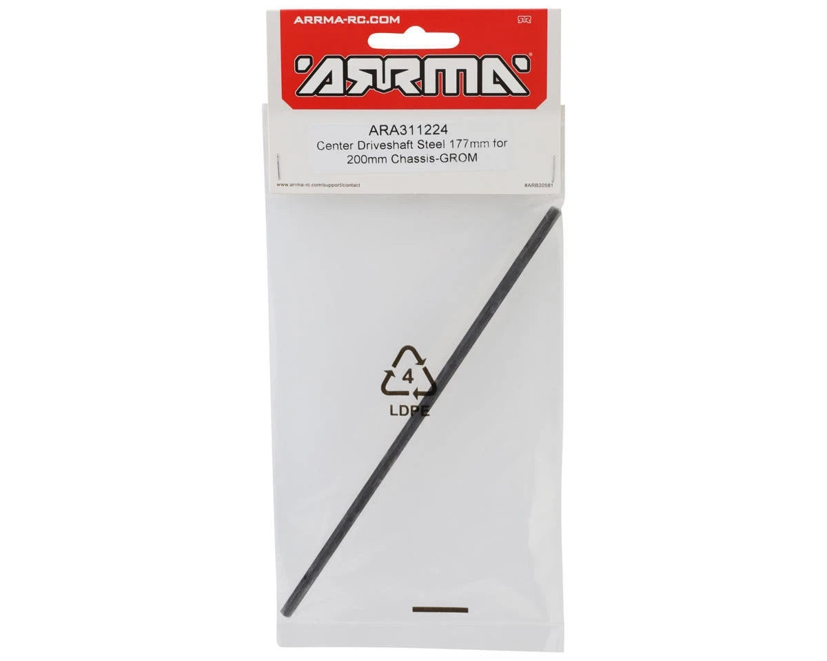 Arrma Typhon Buggy Grom 1/14 Scale Center Driveshaft 177mm 177 mm ARA311224