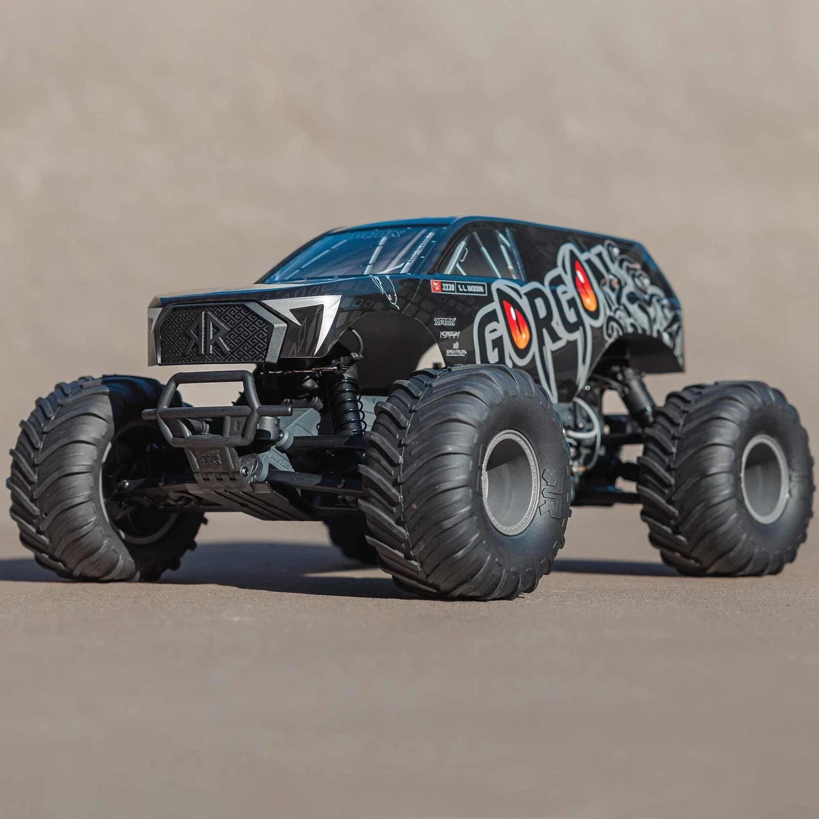 ARRMA Gorgon ARA3230ST3 2WD 1/10 Scale RC RTR Truck Gunmetal Battery & Charger