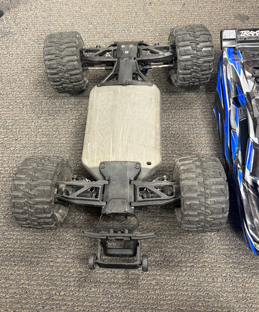 Traxxas Rustler 4WD 1/10 RC Stadium Truck Roller Chassis w/ Body and Wheels