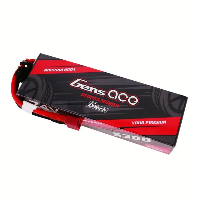 Gens Ace G-Tech 5300mAh 2s 7.4V 60C HardCase Lipo Battery Pack w/ Deans T Plug