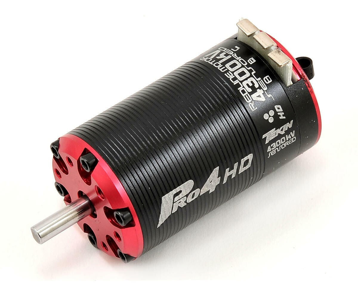 Tekin Pro4 HD 4-Pole Brushless 550 RC Car Motor w/5mm Shaft (4,300kV) TEKTT2518