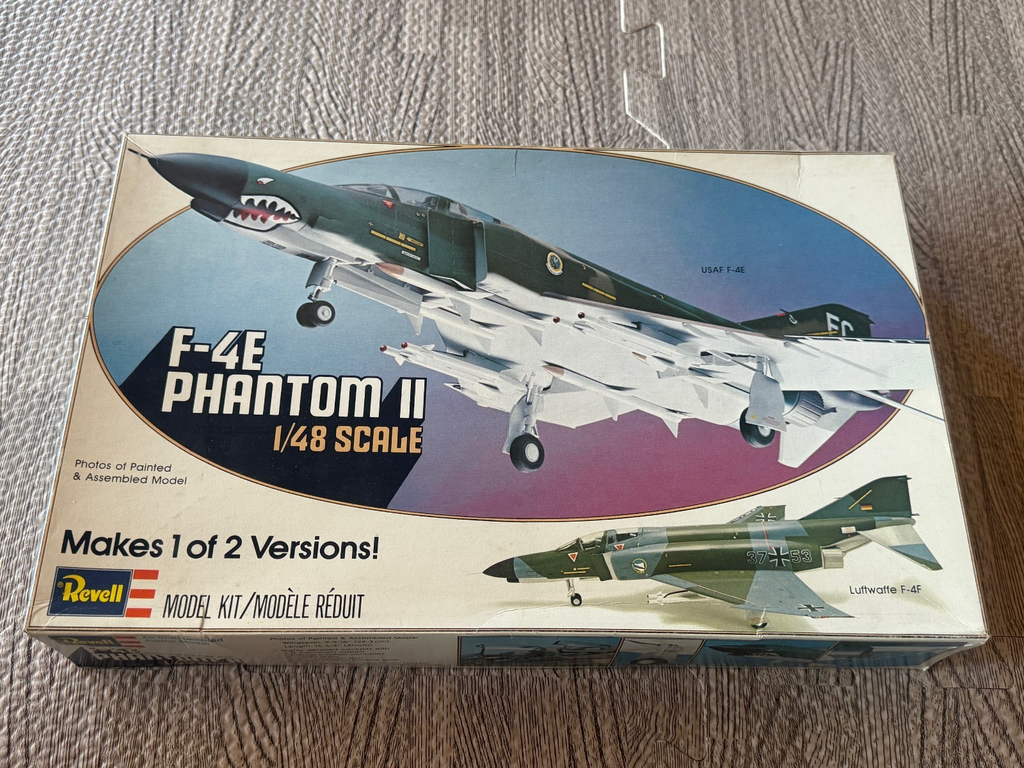 Revell 1/48 Scale F-4 F-4E F4E F4 Phantom II Plastic Model Airplane Kit H-289