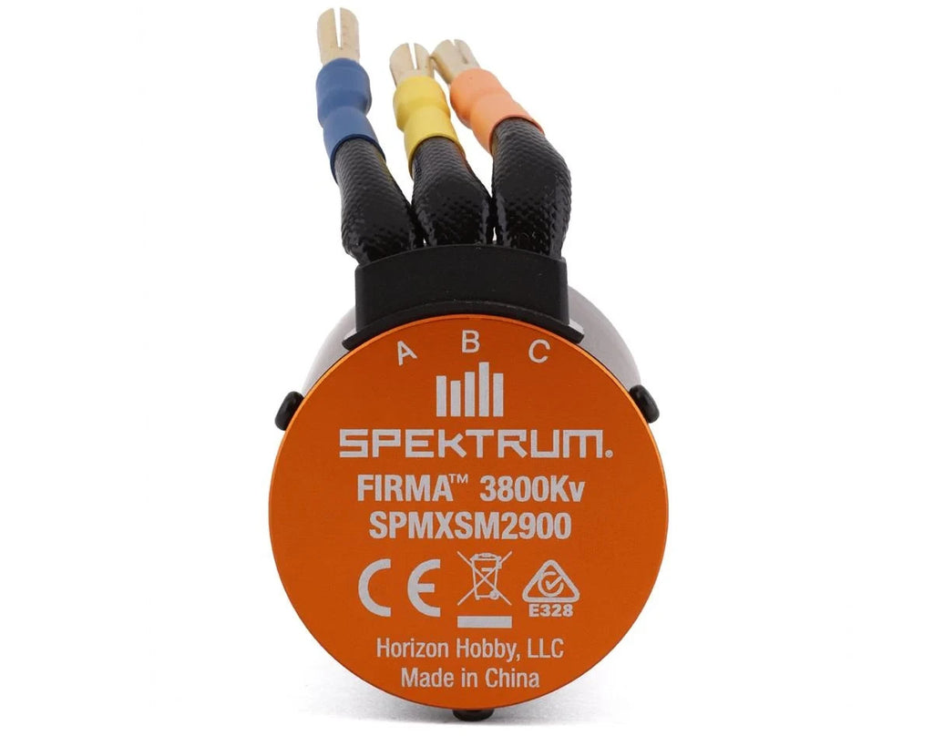 New Spektrum RC Firma 4-Pole Brushless Motor w/5mm Shaft (3800Kv) SPMXSM2900